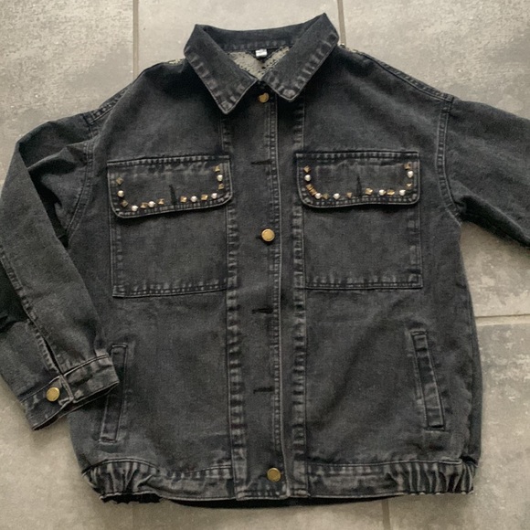 Restocked New Bohemian Western Embroidered Oversized Denim Jean Jacket - Picture 10 of 10